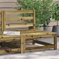 vidaXL Gartensofa ohne Armlehnen 70x70x67 cm Kiefernholz Imprägniert vidaXL Gartensofa ohne Armlehnen 70x70x67 cm Kiefernholz Imprägniert