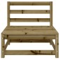 vidaXL Gartensofa ohne Armlehnen 70x70x67 cm Kiefernholz Imprägniert vidaXL Gartensofa ohne Armlehnen 70x70x67 cm Kiefernholz Imprägniert