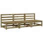 vidaXL Gartensofas ohne Armlehnen 3 Stk. 70x70x67 cm Kiefernholz vidaXL Gartensofas ohne Armlehnen 3 Stk. 70x70x67 cm Kiefernholz