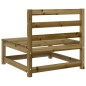 vidaXL Gartensofas ohne Armlehnen 3 Stk. 70x70x67 cm Kiefernholz vidaXL Gartensofas ohne Armlehnen 3 Stk. 70x70x67 cm Kiefernholz