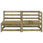 vidaXL Gartensofa 2-Sitzer Kiefernholz Imprägniert vidaXL Gartensofa 2-Sitzer Kiefernholz Imprägniert