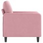 vidaXL Sessel Rosa 60 cm Samt vidaXL Sessel Rosa 60 cm Samt