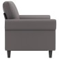 vidaXL 2-Sitzer-Sofa Grau 120 cm Kunstleder vidaXL 2-Sitzer-Sofa Grau 120 cm Kunstleder
