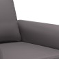 vidaXL 2-Sitzer-Sofa Grau 120 cm Kunstleder vidaXL 2-Sitzer-Sofa Grau 120 cm Kunstleder