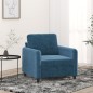 vidaXL Sessel Blau 60 cm Samt vidaXL Sessel Blau 60 cm Samt