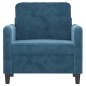 vidaXL Sessel Blau 60 cm Samt vidaXL Sessel Blau 60 cm Samt