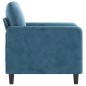vidaXL Sessel Blau 60 cm Samt vidaXL Sessel Blau 60 cm Samt