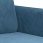 vidaXL Sessel Blau 60 cm Samt vidaXL Sessel Blau 60 cm Samt