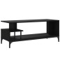 vidaXL TV-Schrank Schwarz 102x40x41 cm Holzwerkstoff und Stahl vidaXL TV-Schrank Schwarz 102x40x41 cm Holzwerkstoff und Stahl