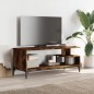 vidaXL TV-Schrank Räuchereiche 102x40x41 cm Holzwerkstoff und Stahl vidaXL TV-Schrank Räuchereiche 102x40x41 cm Holzwerkstoff und Stahl