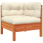 vidaXL Garten-Ecksofa mit Kissen 2 Stk. Wachsbraun Massivholz Kiefer vidaXL Garten-Ecksofa mit Kissen 2 Stk. Wachsbraun Massivholz Kiefer