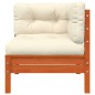 vidaXL Garten-Ecksofa mit Kissen 2 Stk. Wachsbraun Massivholz Kiefer vidaXL Garten-Ecksofa mit Kissen 2 Stk. Wachsbraun Massivholz Kiefer