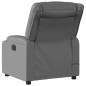 vidaXL Massagesessel Grau Kunstleder vidaXL Massagesessel Grau Kunstleder