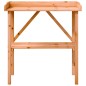 vidaXL Pflanztisch mit Ablage Braun 78x38x82,5 cm Massivholz Tanne vidaXL Pflanztisch mit Ablage Braun 78x38x82,5 cm Massivholz Tanne