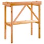 vidaXL Pflanztisch mit Ablage Braun 78x38x82,5 cm Massivholz Tanne vidaXL Pflanztisch mit Ablage Braun 78x38x82,5 cm Massivholz Tanne