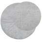 vidaXL Teppich IZA Kurzflor Skandinavischer Look Grau Ø 120 cm vidaXL Teppich IZA Kurzflor Skandinavischer Look Grau Ø 120 cm