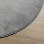 vidaXL Teppich IZA Kurzflor Skandinavischer Look Grau Ø 120 cm vidaXL Teppich IZA Kurzflor Skandinavischer Look Grau Ø 120 cm