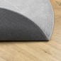 vidaXL Teppich IZA Kurzflor Skandinavischer Look Grau Ø 120 cm vidaXL Teppich IZA Kurzflor Skandinavischer Look Grau Ø 120 cm