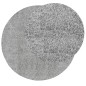 vidaXL Shaggy-Teppich PAMPLONA Hochflor Modern Grau Ø 240 cm vidaXL Shaggy-Teppich PAMPLONA Hochflor Modern Grau Ø 240 cm