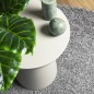 vidaXL Shaggy-Teppich PAMPLONA Hochflor Modern Grau Ø 100 cm vidaXL Shaggy-Teppich PAMPLONA Hochflor Modern Grau Ø 100 cm