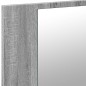 vidaXL LED-Spiegelschrank Grau Sonoma 90x12x45 cm Acryl vidaXL LED-Spiegelschrank Grau Sonoma 90x12x45 cm Acryl