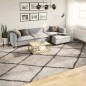 vidaXL Shaggy-Teppich Hochflor Modern Beige Anthrazit 300x400 cm vidaXL Shaggy-Teppich Hochflor Modern Beige Anthrazit 300x400 cm