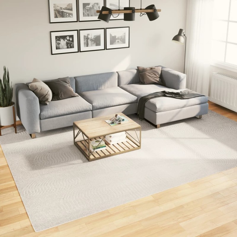 vidaXL Teppich IZA Kurzflor Skandinavischer Look Creme 240x340 cm vidaXL Teppich IZA Kurzflor Skandinavischer Look Creme 240x340 cm