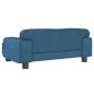 vidaXL Hundebett Blau 70x45x30 cm Samt vidaXL Hundebett Blau 70x45x30 cm Samt
