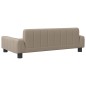 vidaXL Hundebett Cappuccino-Braun 90x53x30 cm Kunstleder vidaXL Hundebett Cappuccino-Braun 90x53x30 cm Kunstleder