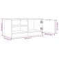 vidaXL TV-Schränke 2 Stk. Weiß/Sonoma-Eiche 80x35x36,5cm Holzwerkstoff vidaXL TV-Schränke 2 Stk. Weiß/Sonoma-Eiche 80x35x36,5cm Holzwerkstoff