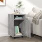 vidaXL Beistellschrank mit Rollen Grau Sonoma 33x38x60cm Holzwerkstoff vidaXL Beistellschrank mit Rollen Grau Sonoma 33x38x60cm Holzwerkstoff