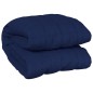 vidaXL Gewichtsdecke Blau 220x230 cm 15 kg Stoff vidaXL Gewichtsdecke Blau 220x230 cm 15 kg Stoff