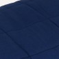 vidaXL Gewichtsdecke Blau 220x230 cm 15 kg Stoff vidaXL Gewichtsdecke Blau 220x230 cm 15 kg Stoff