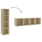 vidaXL 5-tlg. TV-Schrank-Set Sonoma-Eiche Holzwerkstoff vidaXL 5-tlg. TV-Schrank-Set Sonoma-Eiche Holzwerkstoff