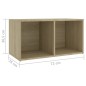 vidaXL 5-tlg. TV-Schrank-Set Sonoma-Eiche Holzwerkstoff vidaXL 5-tlg. TV-Schrank-Set Sonoma-Eiche Holzwerkstoff