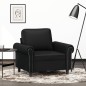vidaXL Sessel Schwarz 60 cm Kunstleder vidaXL Sessel Schwarz 60 cm Kunstleder