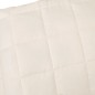 vidaXL Gewichtsdecke Hellcreme 200x220 cm 13 kg Stoff vidaXL Gewichtsdecke Hellcreme 200x220 cm 13 kg Stoff