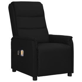 vidaXL Massagesessel Elektrisch Schwarz Kunstleder