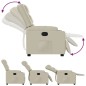 vidaXL Relaxsessel Creme Kunstleder vidaXL Relaxsessel Creme Kunstleder