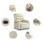 vidaXL Relaxsessel Creme Kunstleder vidaXL Relaxsessel Creme Kunstleder