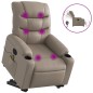 vidaXL Massagesessel mit Aufstehhilfe Elektrisch Cappuccino Kunstleder vidaXL Massagesessel mit Aufstehhilfe Elektrisch Cappuccino Kunstleder