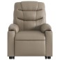 vidaXL Massagesessel mit Aufstehhilfe Elektrisch Cappuccino Kunstleder vidaXL Massagesessel mit Aufstehhilfe Elektrisch Cappuccino Kunstleder
