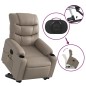 vidaXL Massagesessel mit Aufstehhilfe Elektrisch Cappuccino Kunstleder vidaXL Massagesessel mit Aufstehhilfe Elektrisch Cappuccino Kunstleder