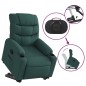 vidaXL Relaxsessel mit Aufstehhilfe Dunkelgrün Stoff vidaXL Relaxsessel mit Aufstehhilfe Dunkelgrün Stoff