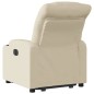 vidaXL Relaxsessel mit Aufstehhilfe Creme Stoff vidaXL Relaxsessel mit Aufstehhilfe Creme Stoff