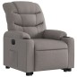 vidaXL Relaxsessel mit Aufstehhilfe Elektrisch Taupe Stoff vidaXL Relaxsessel mit Aufstehhilfe Elektrisch Taupe Stoff