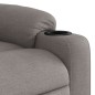 vidaXL Relaxsessel mit Aufstehhilfe Elektrisch Taupe Stoff vidaXL Relaxsessel mit Aufstehhilfe Elektrisch Taupe Stoff