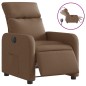 vidaXL Relaxsessel Elektrisch Braun Stoff vidaXL Relaxsessel Elektrisch Braun Stoff