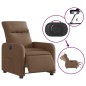 vidaXL Relaxsessel Elektrisch Braun Stoff vidaXL Relaxsessel Elektrisch Braun Stoff