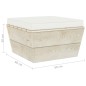 vidaXL Garten-Paletten-Hocker mit Kissen Imprägniertes Fichtenholz vidaXL Garten-Paletten-Hocker mit Kissen Imprägniertes Fichtenholz